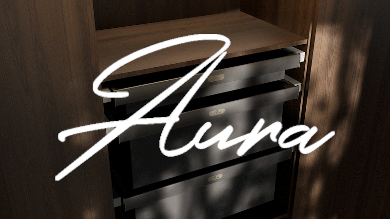 Discover our NEW range of luxury pull-outs with the Aura Wardrobe Range